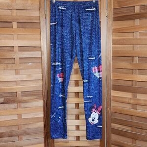 Disney Minnie Mouse Girls Leggings Size XL(14-16)